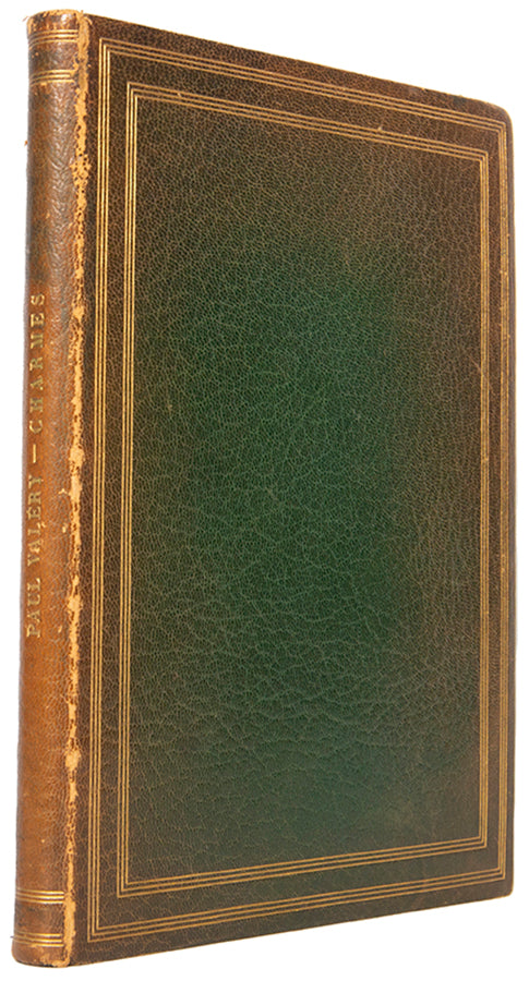 First edition of Charmes by Paul Valery, one of 325 copies.
