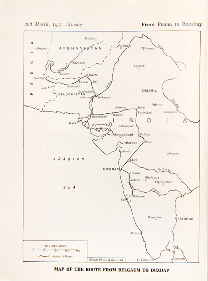 First edition of Davies's A Light Car Odyssey, containing 50 photographs of the journey and 4 route maps.