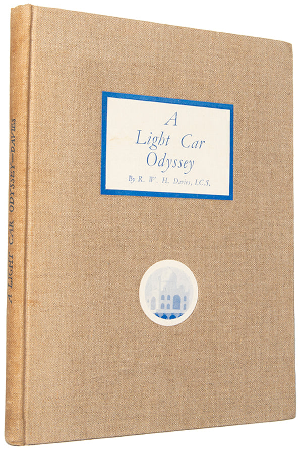 First edition of Davies's A Light Car Odyssey, containing 50 photographs of the journey and 4 route maps.