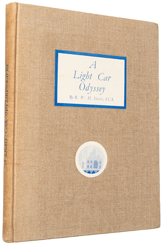 First edition of Davies's A Light Car Odyssey, containing 50 photographs of the journey and 4 route maps.