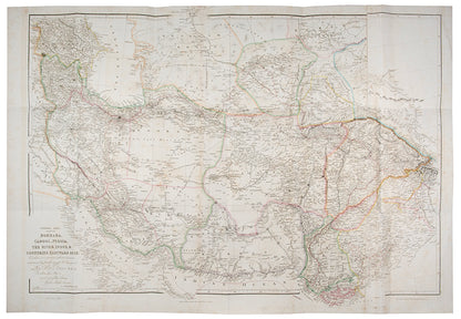 The first edition of Travels into Bokhara by Alexander Burnes, with the rare seperately issued map by Arrowsmith.