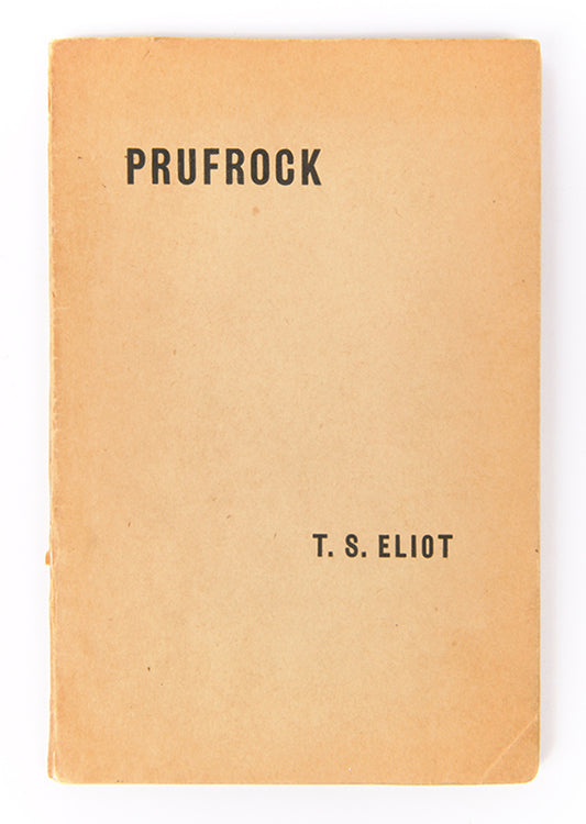 First edition of Prufrock by T.S. Eliot.