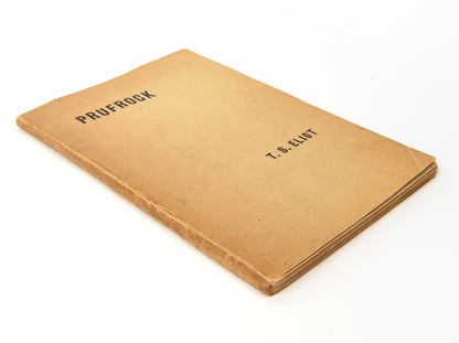 First edition of Prufrock by T.S. Eliot.