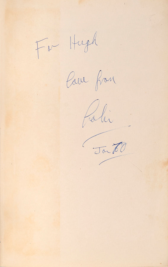 First edition of Voyage to a Beginning, one of 200 signed copies additionally inscribed by the author.