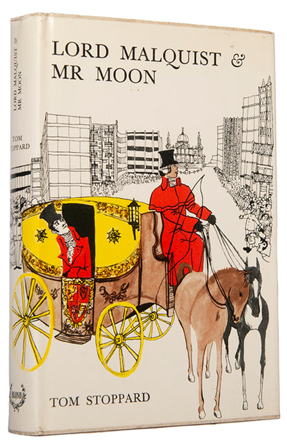 First edition of Lord Malquist & Mr Moon by Tom Stoppard, the author's first and only novel.