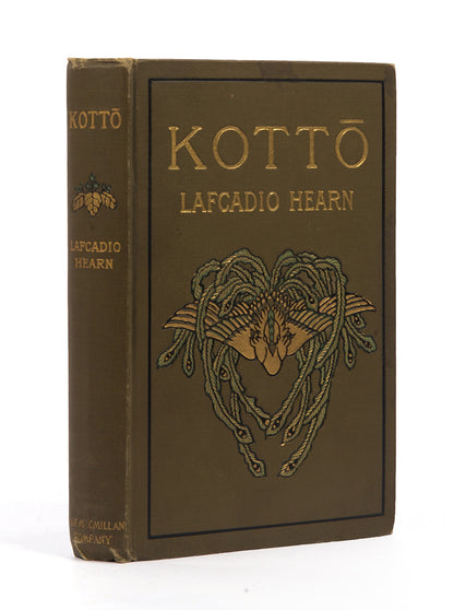 This first edition of Kotto, by Lafcadio Hearn features beautiful illustrations in red by the artist Geniro Yeto, it is also the first state of the first printing