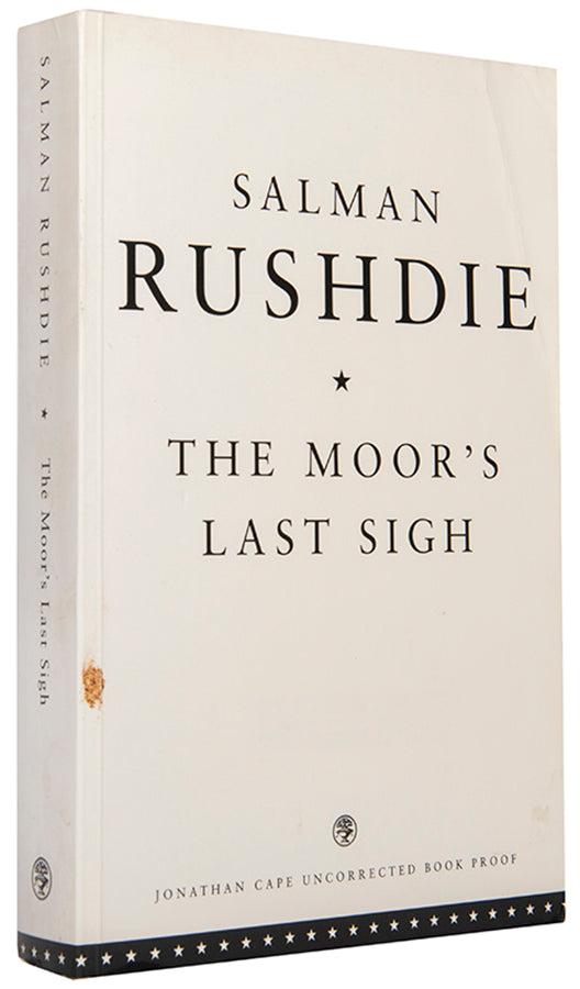 Uncorrected proof copy of The Moor's Last Sigh by Salman Rushdie.