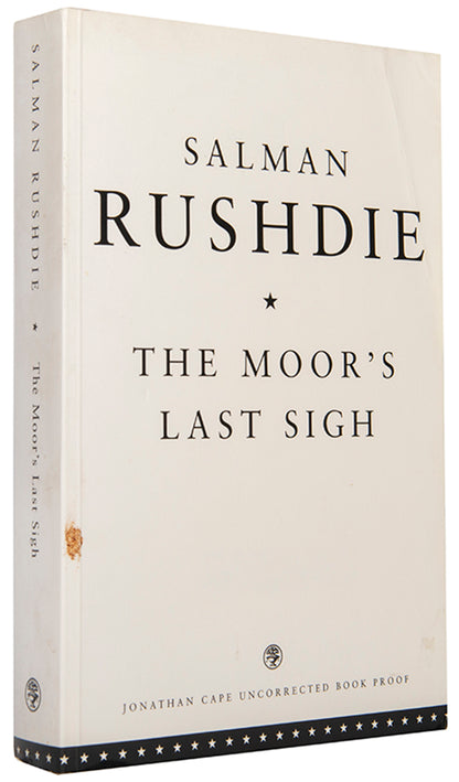 Uncorrected proof copy of The Moor's Last Sigh by Salman Rushdie.