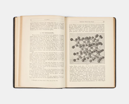 First edition of this collection of lectures on the Kinetic Theory of Matter and Electricity by Max Planck, Arnold Sommerfeld, Hendrik Lorentz, and others.