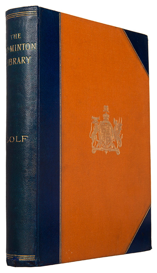 Number 28 of 250 limited edition copies of Horace Hutchinson's Gold, published as part of The Badminton Library series.