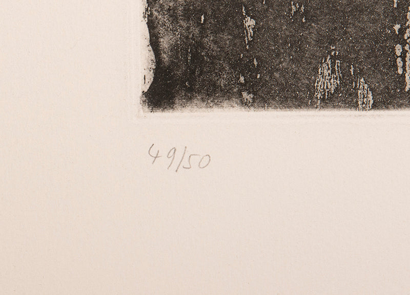 Joan Miro, La Femme Toupie, 1974, etching and aquatint, signed by the artist, from the edition of 50, on Arches paper