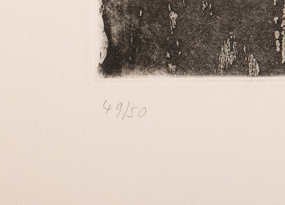 Joan Miro, La Femme Toupie, 1974, etching and aquatint, signed by the artist, from the edition of 50, on Arches paper