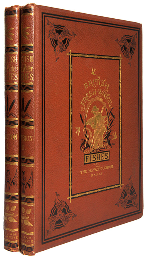 First edition, a handsome set of British Fresh-Water Fishes by William Houghton, with colour illustrations, published in 1879.