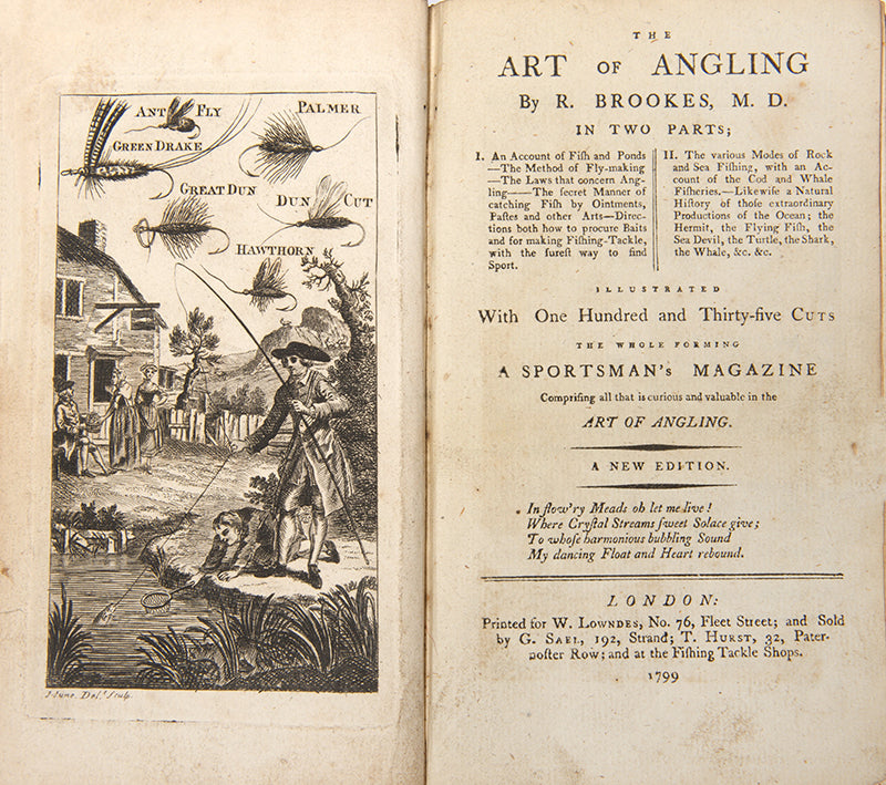New edition of The Art of Angling by R. Brookes.