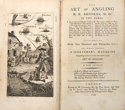 New edition of The Art of Angling by R. Brookes.