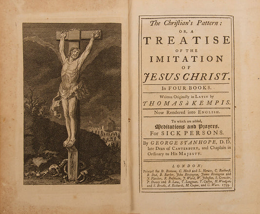 An early edition in English of Thomas a Kempis' great spirtitual meditation, De Imitatione Christi