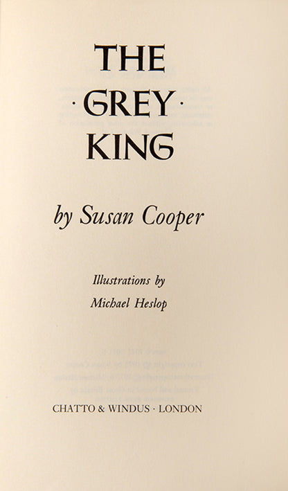 First edition of The Dark is Rising series by Susan Cooper.