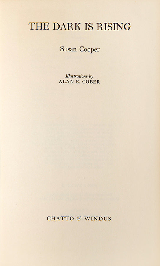 First edition of The Dark is Rising series by Susan Cooper.