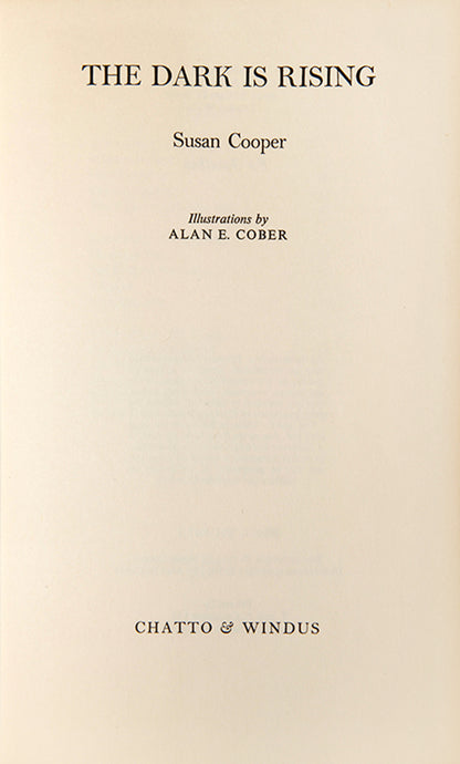 First edition of The Dark is Rising series by Susan Cooper.
