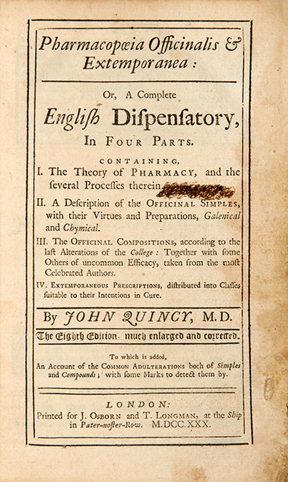 English Dispensatory.