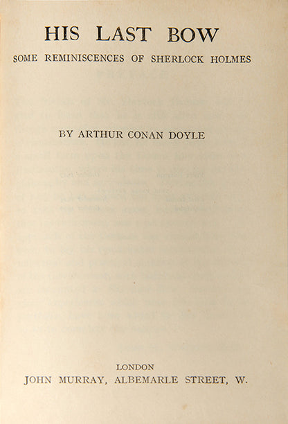 A handsome thin paper edition of Sir Arthur Conan Doyle's prose works in a deluxe red calf binding