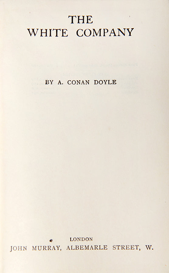 A handsome thin paper edition of Sir Arthur Conan Doyle's prose works in a deluxe red calf binding