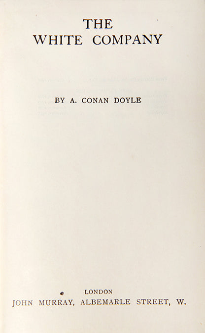 A handsome thin paper edition of Sir Arthur Conan Doyle's prose works in a deluxe red calf binding