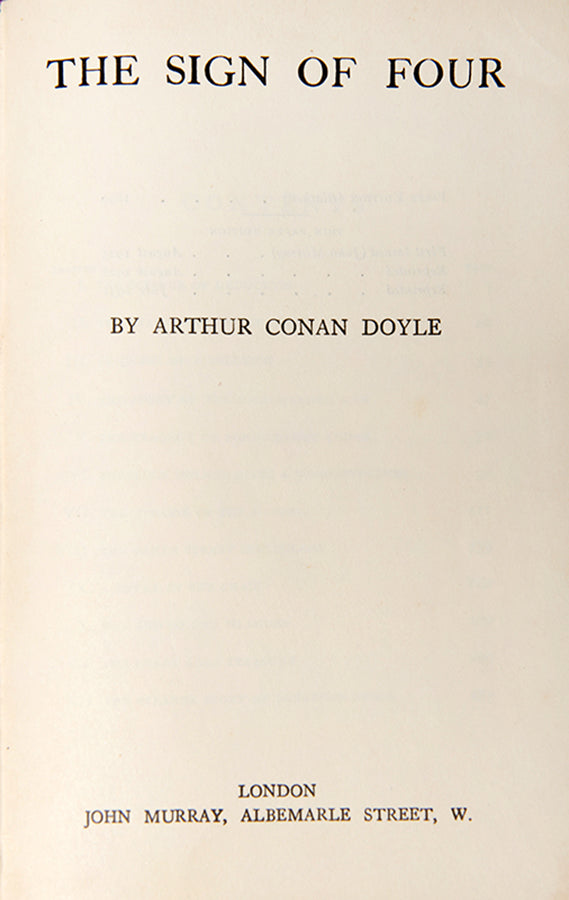 A handsome thin paper edition of Sir Arthur Conan Doyle's prose works in a deluxe red calf binding