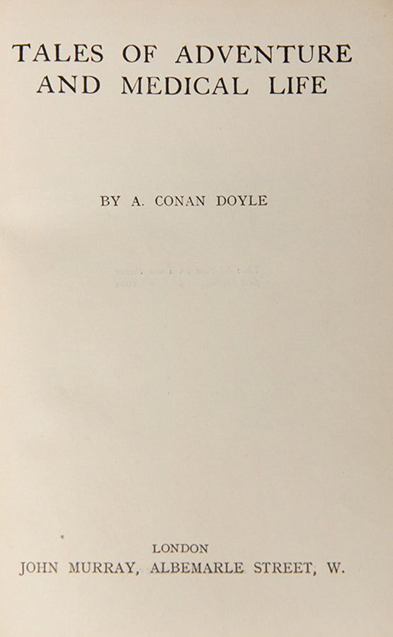 A handsome thin paper edition of Sir Arthur Conan Doyle's prose works in a deluxe red calf binding