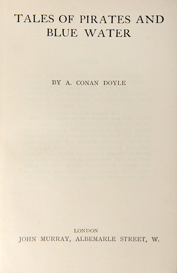 A handsome thin paper edition of Sir Arthur Conan Doyle's prose works in a deluxe red calf binding