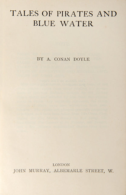 A handsome thin paper edition of Sir Arthur Conan Doyle's prose works in a deluxe red calf binding