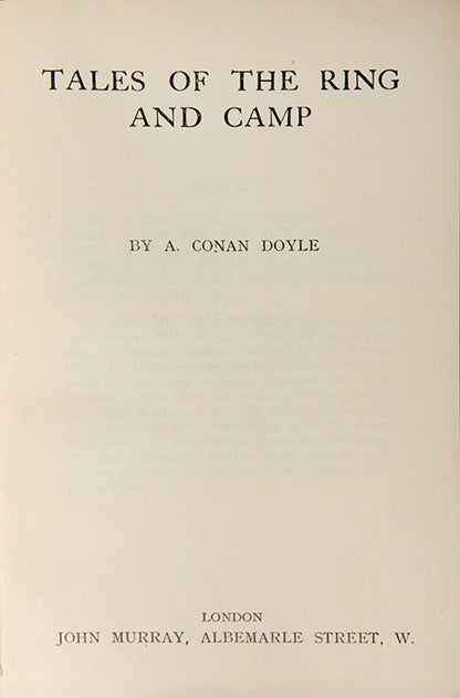 A handsome thin paper edition of Sir Arthur Conan Doyle's prose works in a deluxe red calf binding
