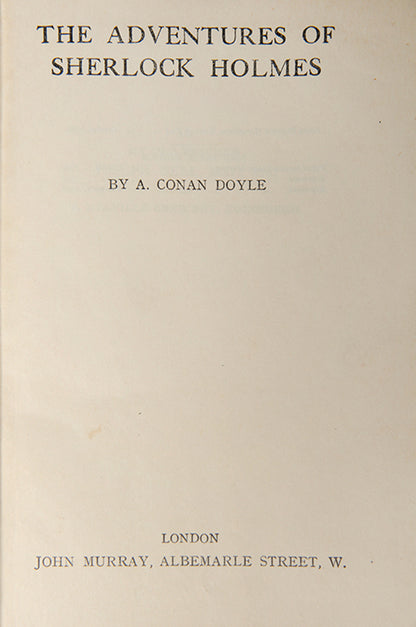 A handsome thin paper edition of Sir Arthur Conan Doyle's prose works in a deluxe red calf binding
