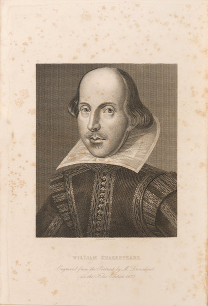 A handsome copy of the complete works of William Shakespeare, bound in contemporary tan calf gilt with the arms of the Hulme Trust to both covers.