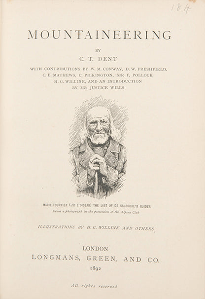 Includes articles by Conway, Freshfield and Mathews.