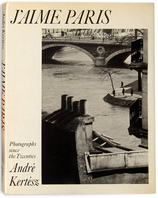 J'Aime Paris is a retrospective monograph of André Kertész's Paris photographs, mostly taken during the period when he lived in the city.