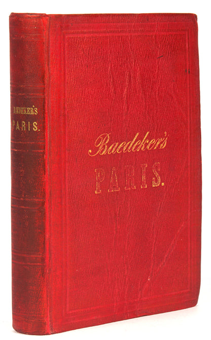 This is the last series started by Karl Baedeker himself before he died in 1859. Plans include Versailles, Rouen, Dieppe and Strassburg. 