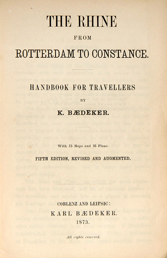 This was the first edition published after the formation of the German Empire and the acquisition of Alsace and part of Lorraine from France.