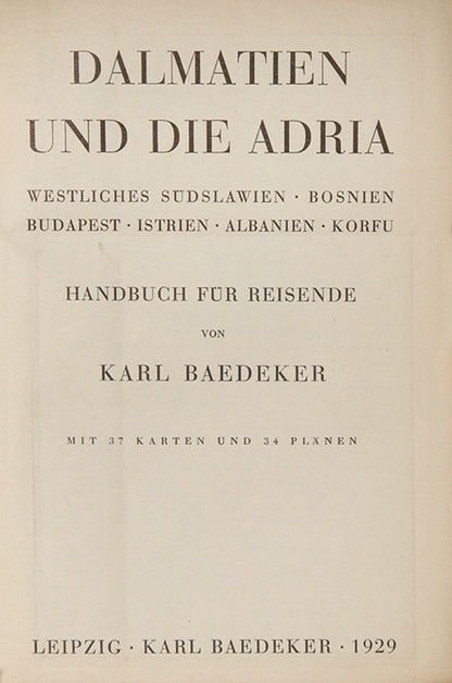 This Baedeker guidebook covers the Danube from Vienna to Roumania, including Budapest and Belgrade
