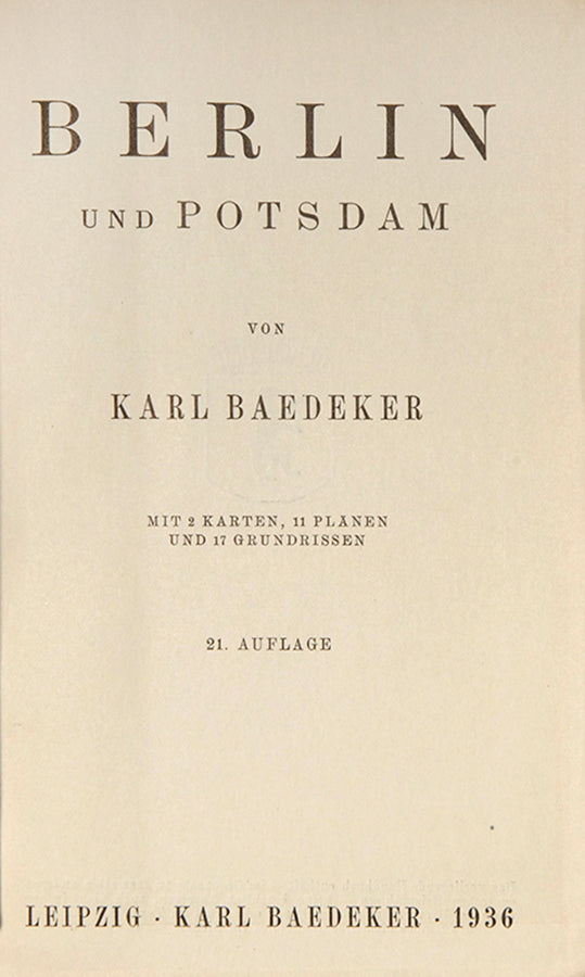 With the stamp "Verkaufsfaehig nach Kart.Veroeff.VO 6.2.40" on the front endpaper. This means it  had passed the censor  (i.e. strategic areas such as railways have been removed).