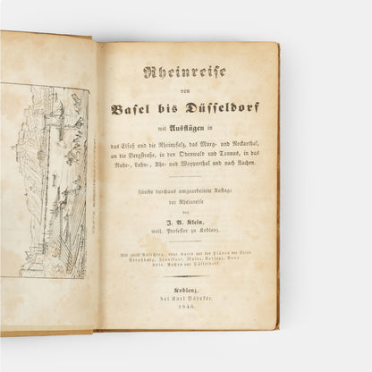 Plans include Strassburg, Frankfurt, Heidelberg, Bonn, Cologne and Aachen.
