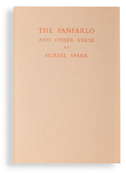 First edition of The Fanfarlo by Muriel Spark.
