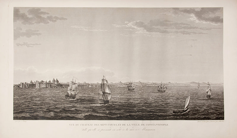 A superior unfolded copy of the first edition of Antoine Melling's magnificent work on Constantinople. 'one of the finest topographical illustrated books ever produced' (Koç). Unfolded examples rarely appear on the market.