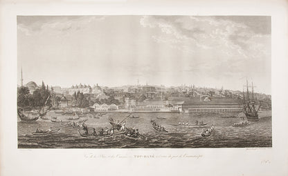 A superior unfolded copy of the first edition of Antoine Melling's magnificent work on Constantinople. 'one of the finest topographical illustrated books ever produced' (Koç). Unfolded examples rarely appear on the market.