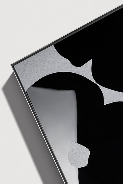 Donald Sultan, Black Poppies in Cement, 2024, acrylic and concrete high rendered print on aluminium, signed by the artist, from the edition of 20