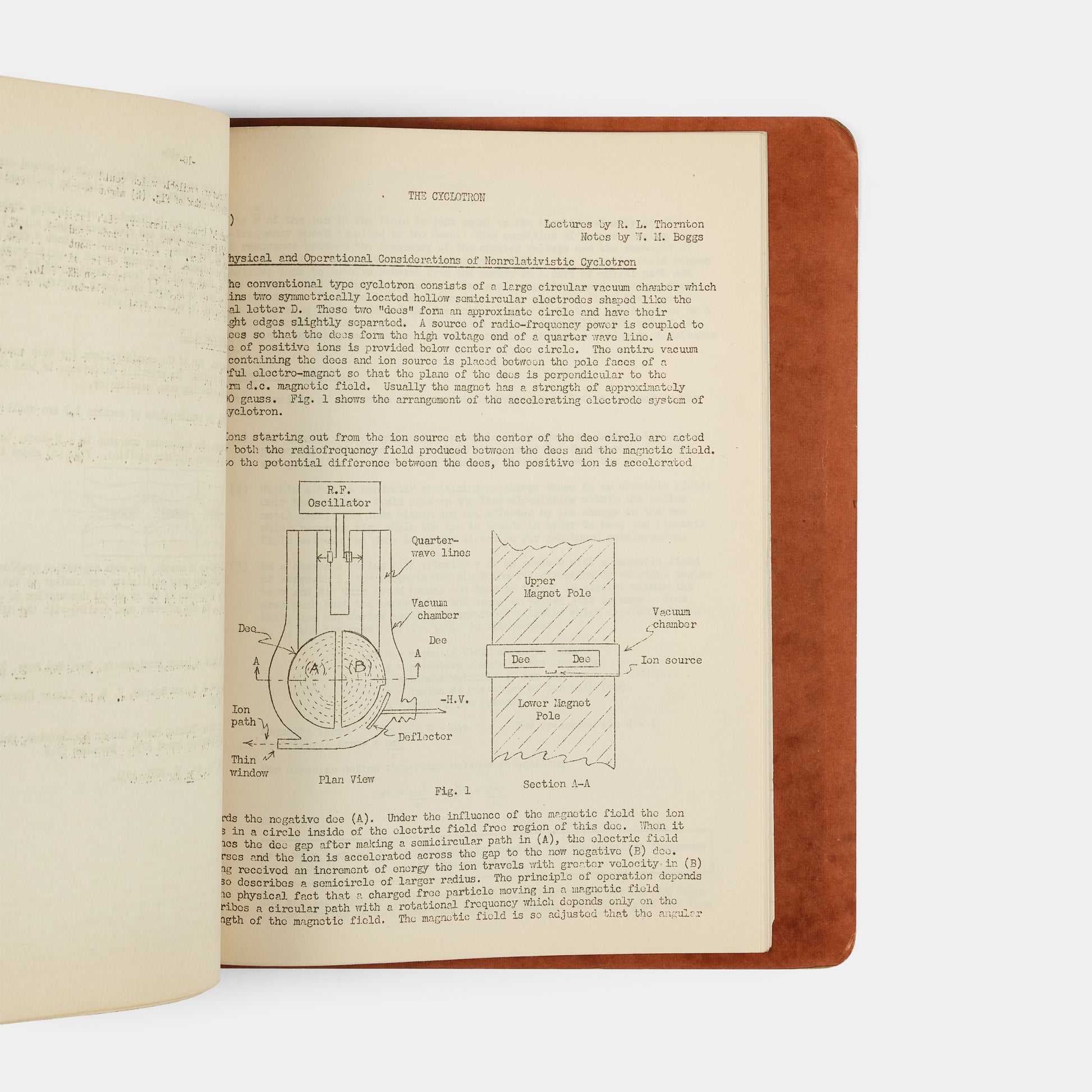 Rare set of mimeographed lecture notes from an experimental physics course connected with Berkeley's Radiation Laboratory, with chapters by three Nobel Prize winners, 1950.
