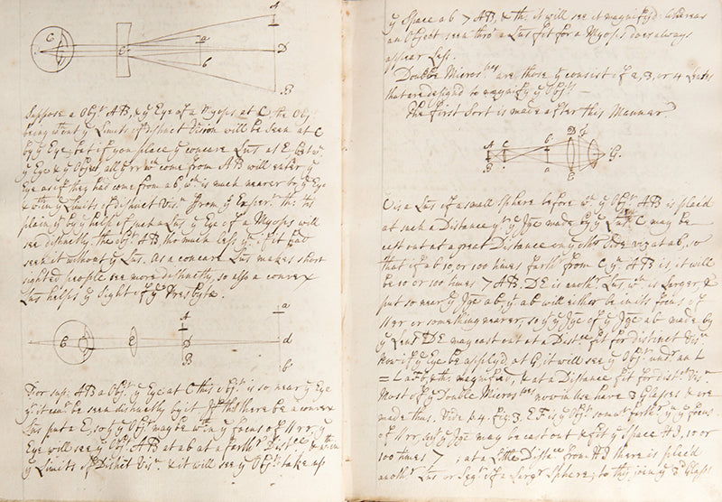 An unusual late 18th century manuscript on physics and science that cites Isaac Newton and William Harvey, among others, and is partly based on the work of Roger Cotes.