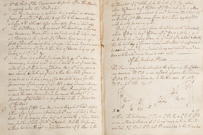 An unusual late 18th century manuscript on physics and science that cites Isaac Newton and William Harvey, among others, and is partly based on the work of Roger Cotes.