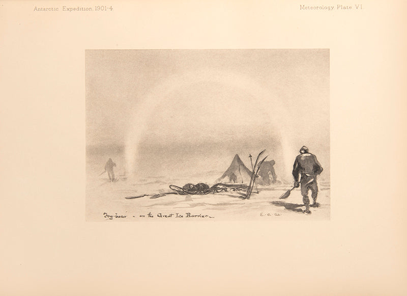 This copy of Magnetic Observations has an important provenance as Nordenskjölds was on the Swedish Scientific expedition to the Antarctic, 1901-1903 and would have had a particular interest in the results of the Discovery expedition.