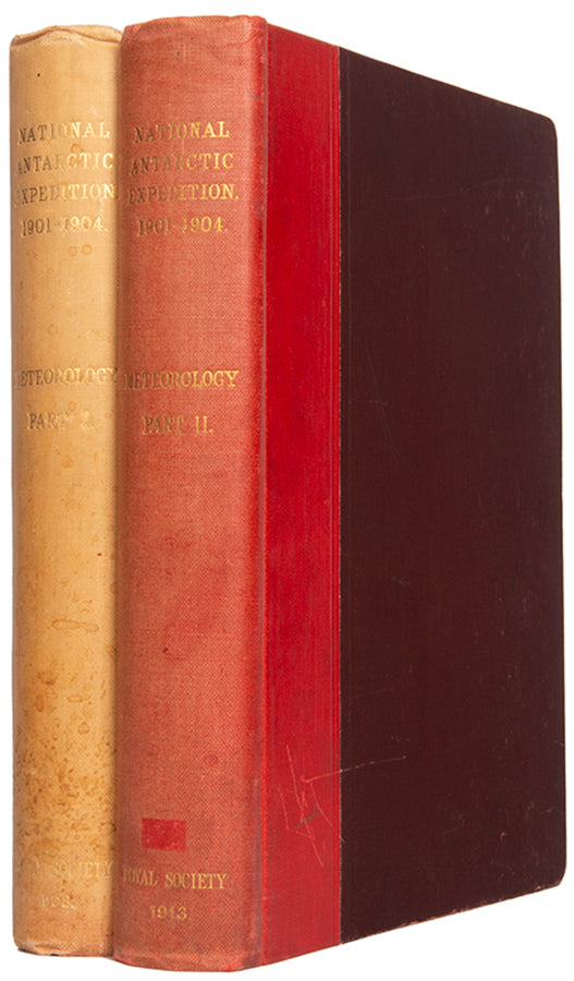 Meteorology is an important work providing a compendium of over a thousand synoptic charts concerning the Antarctic, drawn not only from Scott's expedition, but also from the Scottish, Swedish, and German expeditions. 